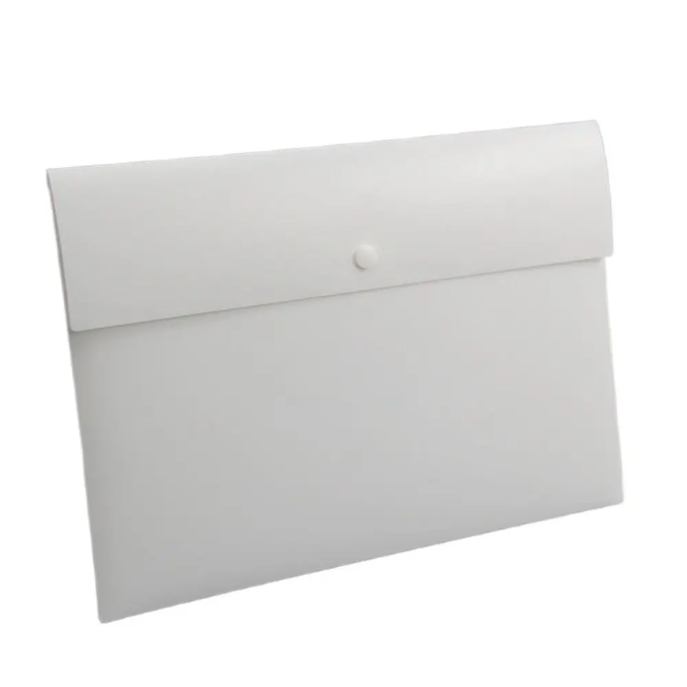 

With Snap Button Closure File Folders Pouch Document Organiser Cosmetic Makeup Bags Document Folder Waterproof Archive Folder