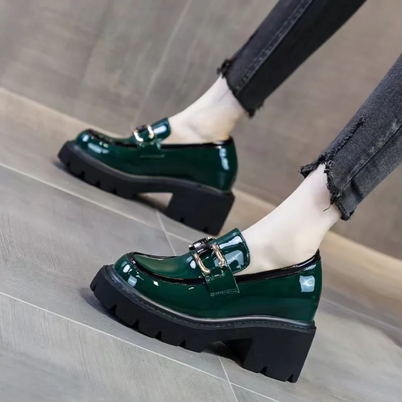 Nowe damskie buty zwiększające wysokość klasyczne dziewczyny szpilki pompka imprezowa klasyczna dama Prom platforma biuro kobiece obuwie spacerowe