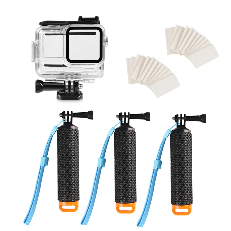 Waterproof Housing for Insta360 Ace Pro 2/Ace Pro Action Camera Accessories Diving Case Floating Hand Grip Anti-fog Sheet