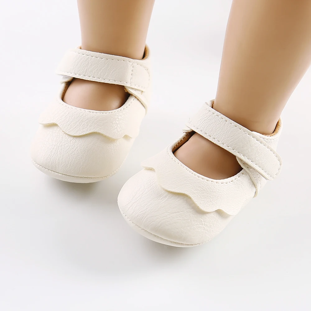 Baby Girls Shoes Multicolour Princess Toddlers Shoes Soft Soled Non-Slip Crib Shoes First Walkers 0-18M