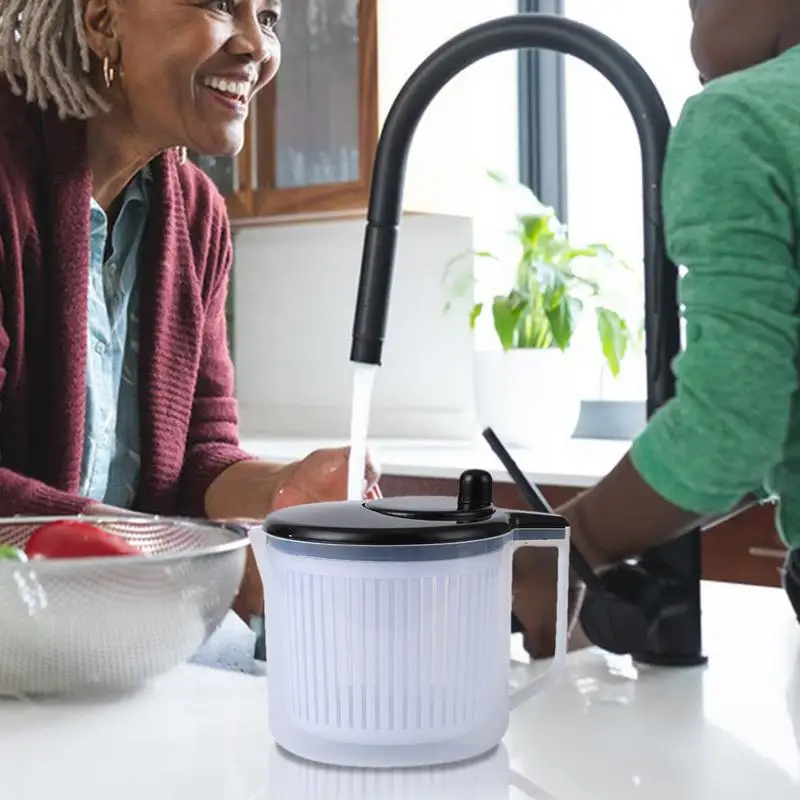 

Fruit Cleaner Spinner Fruit Dryer Spinner Vegetable Washer Handle Kitchen Gadgets Multifunctional Fruit And Vegetable Supply