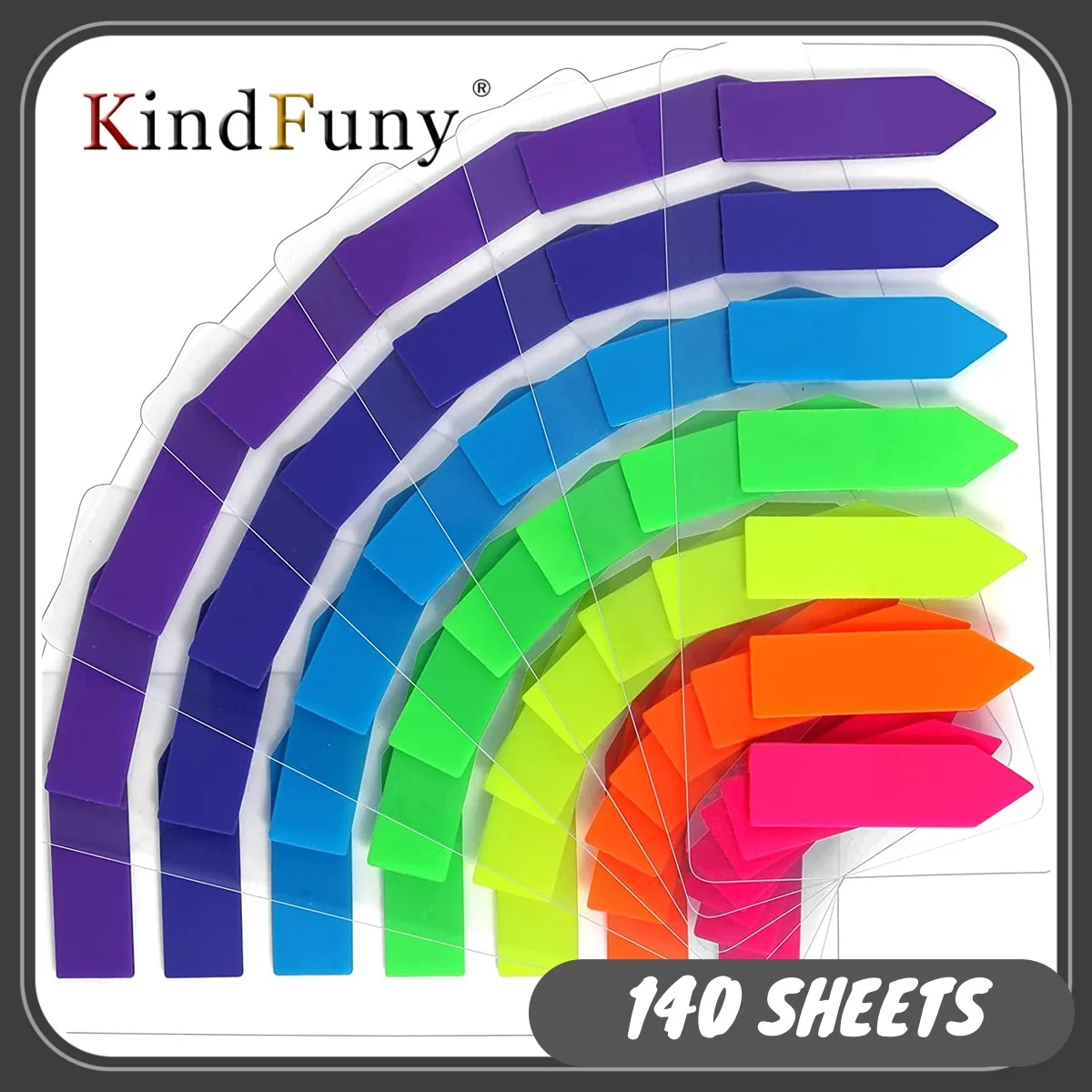 140 ورقة ملصقات ملونة شفافة علامات التبويب مؤشر الفلورسنت أعلام مذكرة لاصقة القرطاسية هدايا الأطفال اللوازم المكتبية المدرسية #1