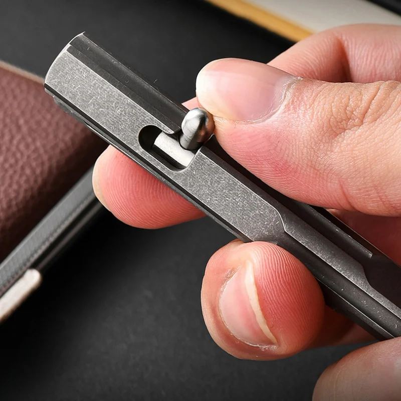 Titanium Alloy Tactical Pen Window Breaker Luxury FOR Men Business Sign Pen Gift Pen Set With Box Outdoor Survival Tools