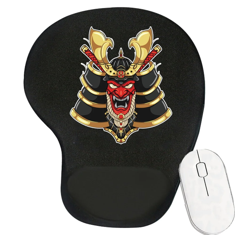 Black Color Mouse Pad Mat Soft Smooth Thin Non-Slip Print Monster Series Fast and Accurate Control Mousepad for Office Home