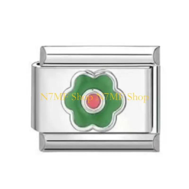 

N7MF Креативный браслет в итальянском стиле с прочным набором подвесок из нержавеющей стали Товары для рукоделия для мужчин и