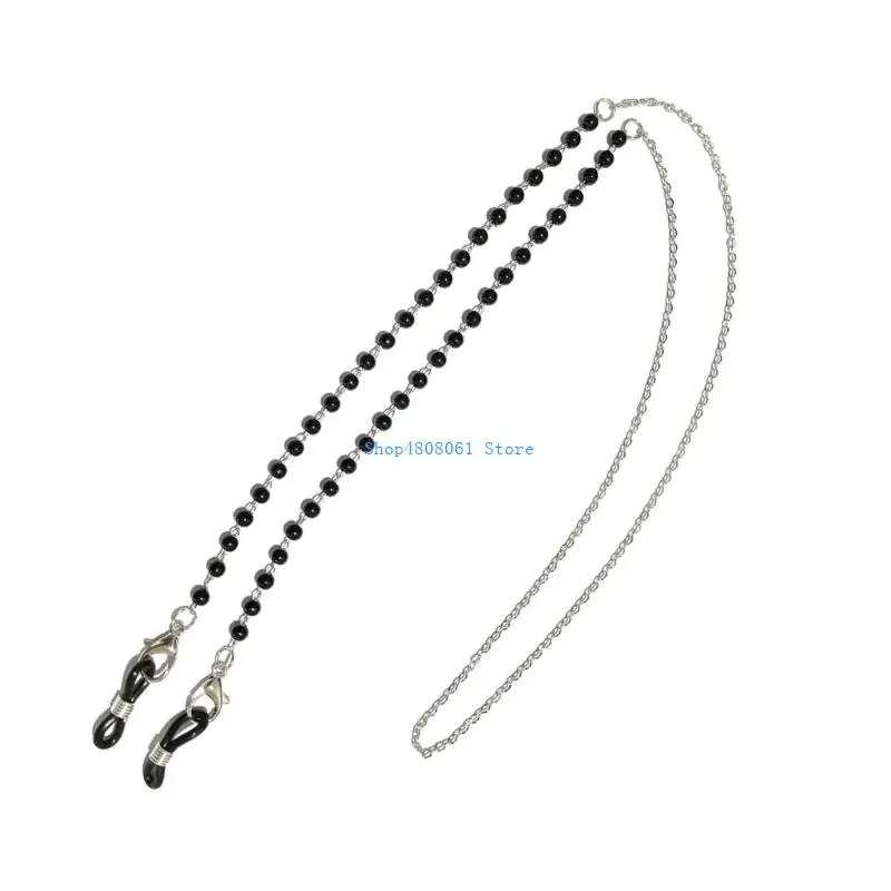 ห่วงโซ่แว่นตาตกแต่ง T3LC พร้อมดีไซน์ห่วงโซ่ไข่มุกอันเป็นเอกลักษณ์