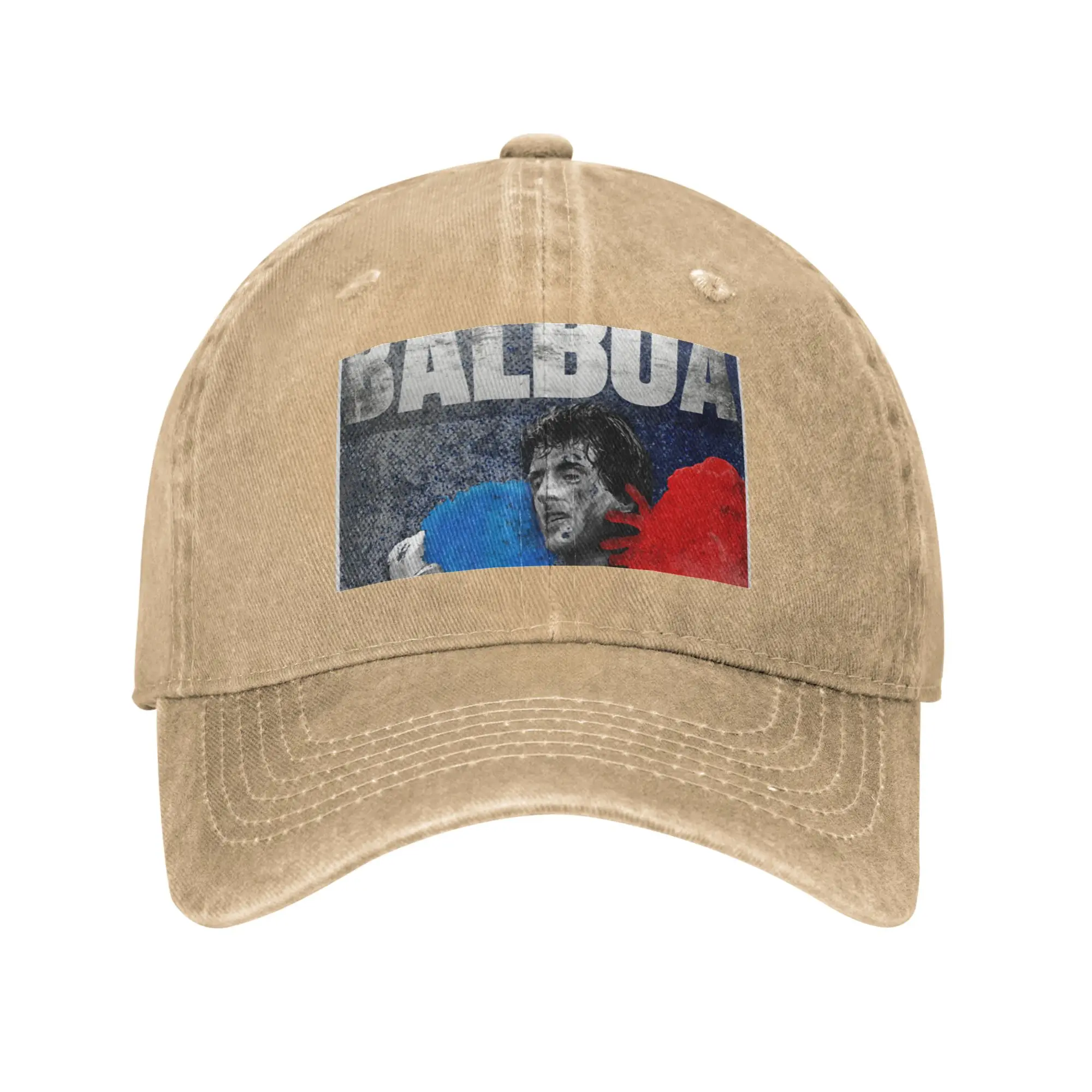 Poster - Rocky Balboa - Handmade Fashion Baseball Cap  Outdoor Beret Man  Photography Shoot Beret Man