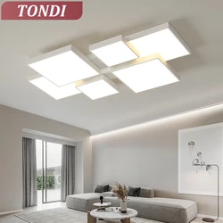Modern Ceiling Lamp LED Living Room Light Bedroom Office Study Ceiling Light White Minimalism Home Decor Lighting Fixture