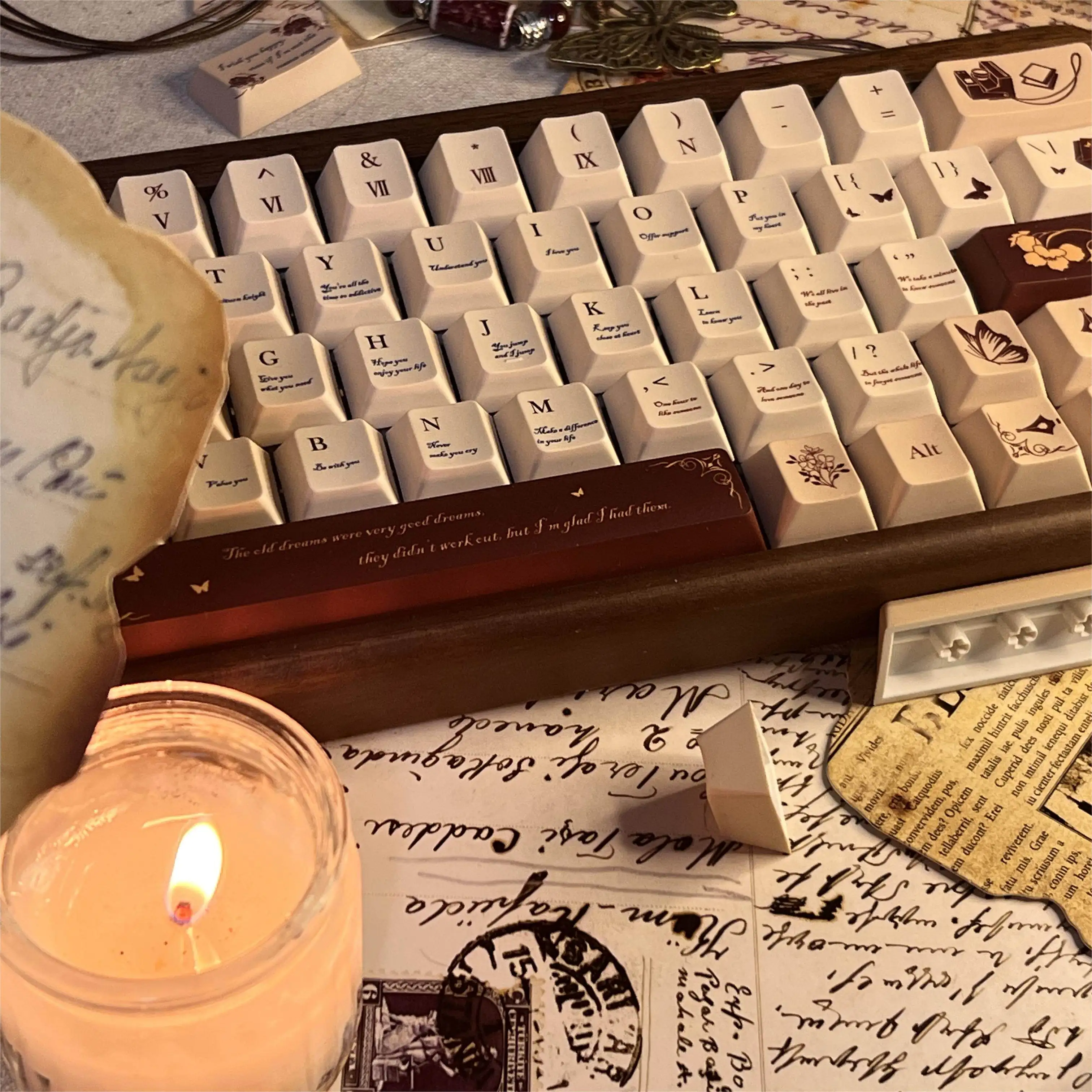 Depreciated love letter keycaps - original genuine - original five-sided sublimation PBT