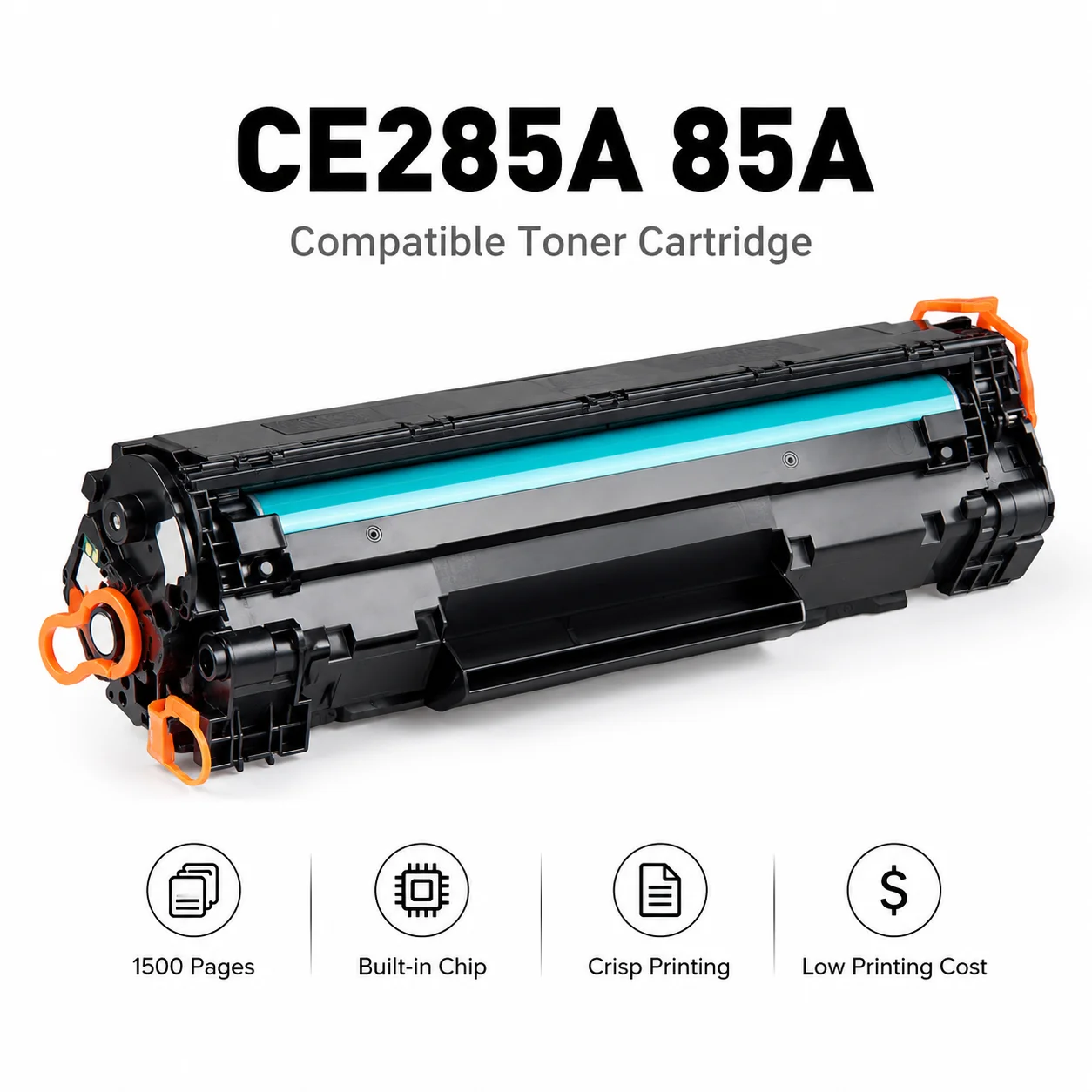 Cartucho de TONER Compatível CE285A 85A para HP LaserJet P1100 P1102 P1102w M1130 M1132 M1210 M1212nf M1214nfh M1217nfw