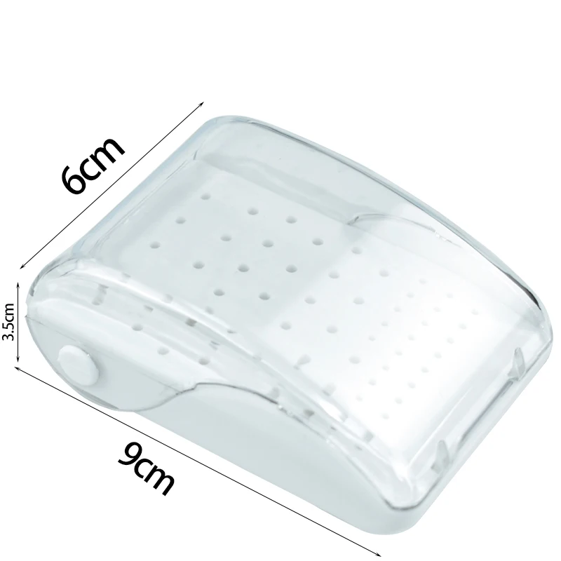 Dental Plastic Disinfection Bur Box Drill Placement Storage Box Dentist Autoclave Sterilizer Case Rack Disinfection Holder