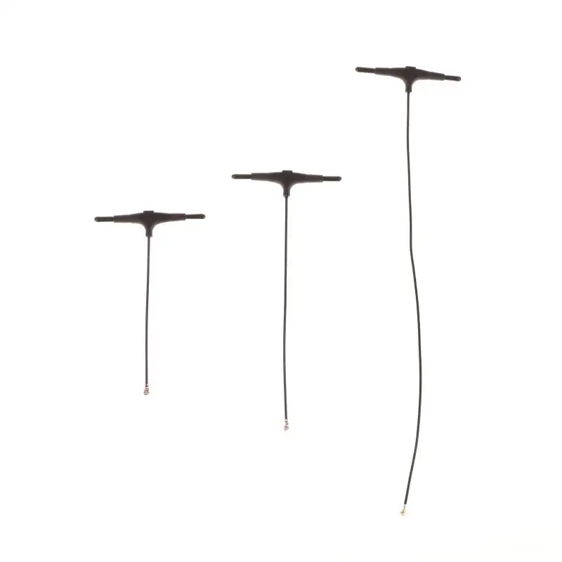 2 قطعة 915 ميجا هرتز 2.4 جيجا هرتز T-نوع هوائي IPEX1 UFL موصل ل IPEX1 متوافق مع TBS نانو استقبال RC طائرة بدون طيار FPV