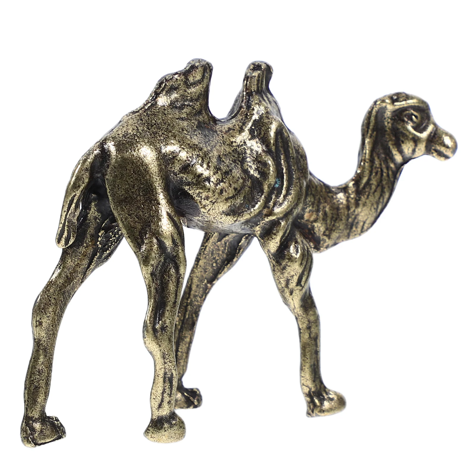 

Brass Camel Sculpture Miniature Vintage Animal Statue Desktop Decoration Small Brass Ornament Camel Figurine Mini Statue