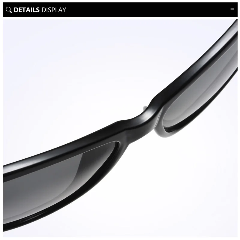 AOWEAR Markendesigner Vintage Polarisierte Sonnenbrille für Frauen Cat Eye Fashion Shades Sonnenbrille mit Etui – Detail 4