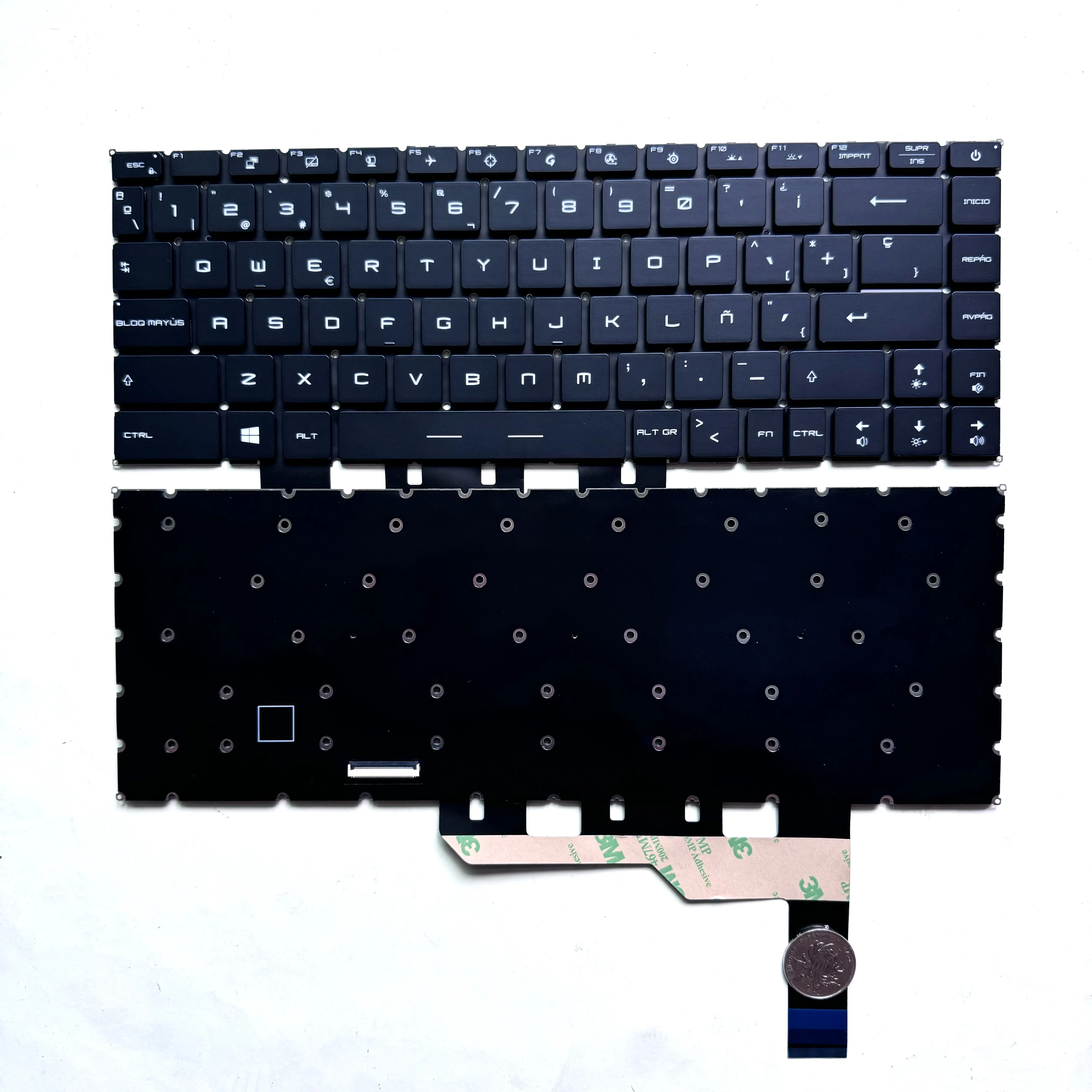 

XIN-испанская RGB клавиатура для ноутбука MSI GE66 Raider 10SF 10SE GS66 Stealth 10SD 10SE 10SF 10UH 10UE 10UG MS-1541 MS-16V1 MS-16V3