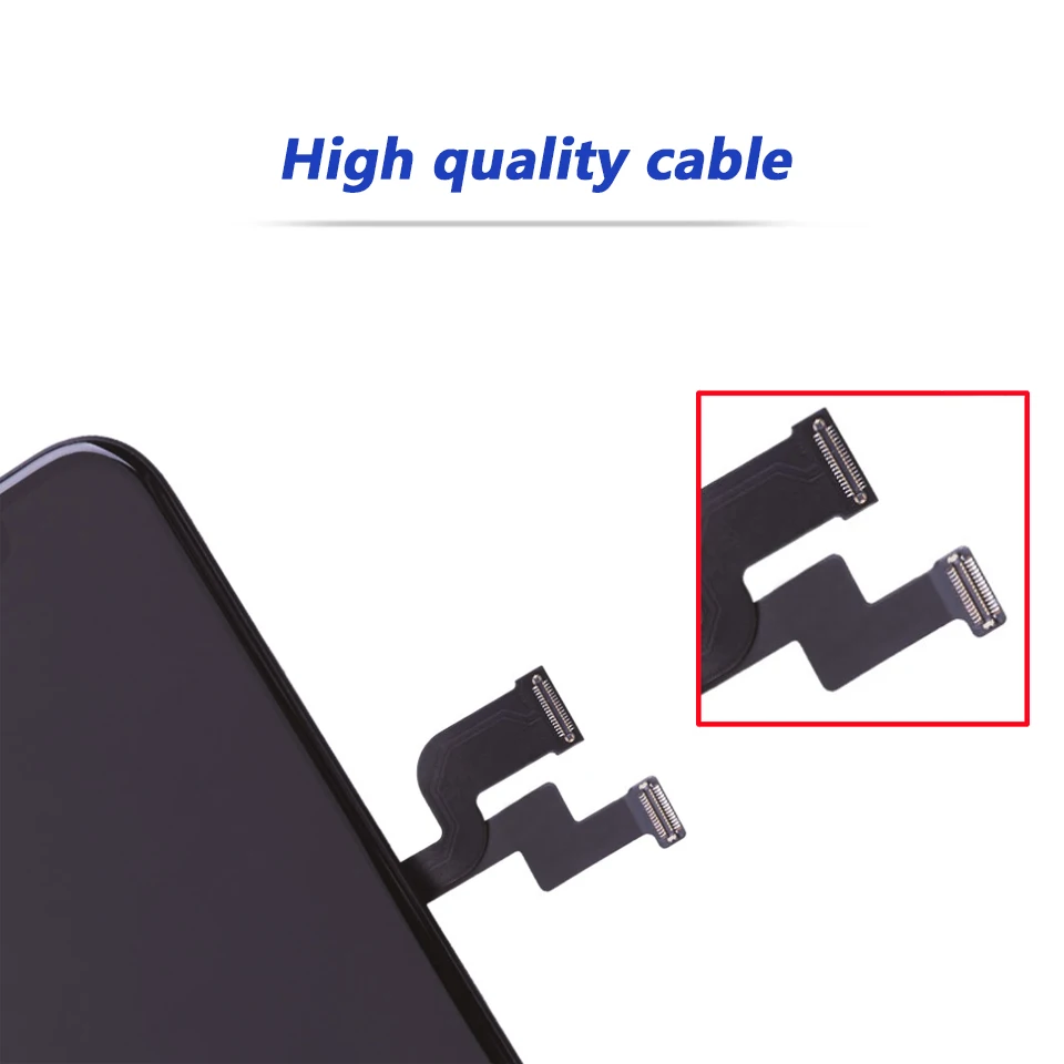 AAAA++++ OLED para iPhone X XR XS Max LCD Incell para iPhone 11 12 Pro Max Screen Display LCD con 3D Touch Digitizer Assembly 2