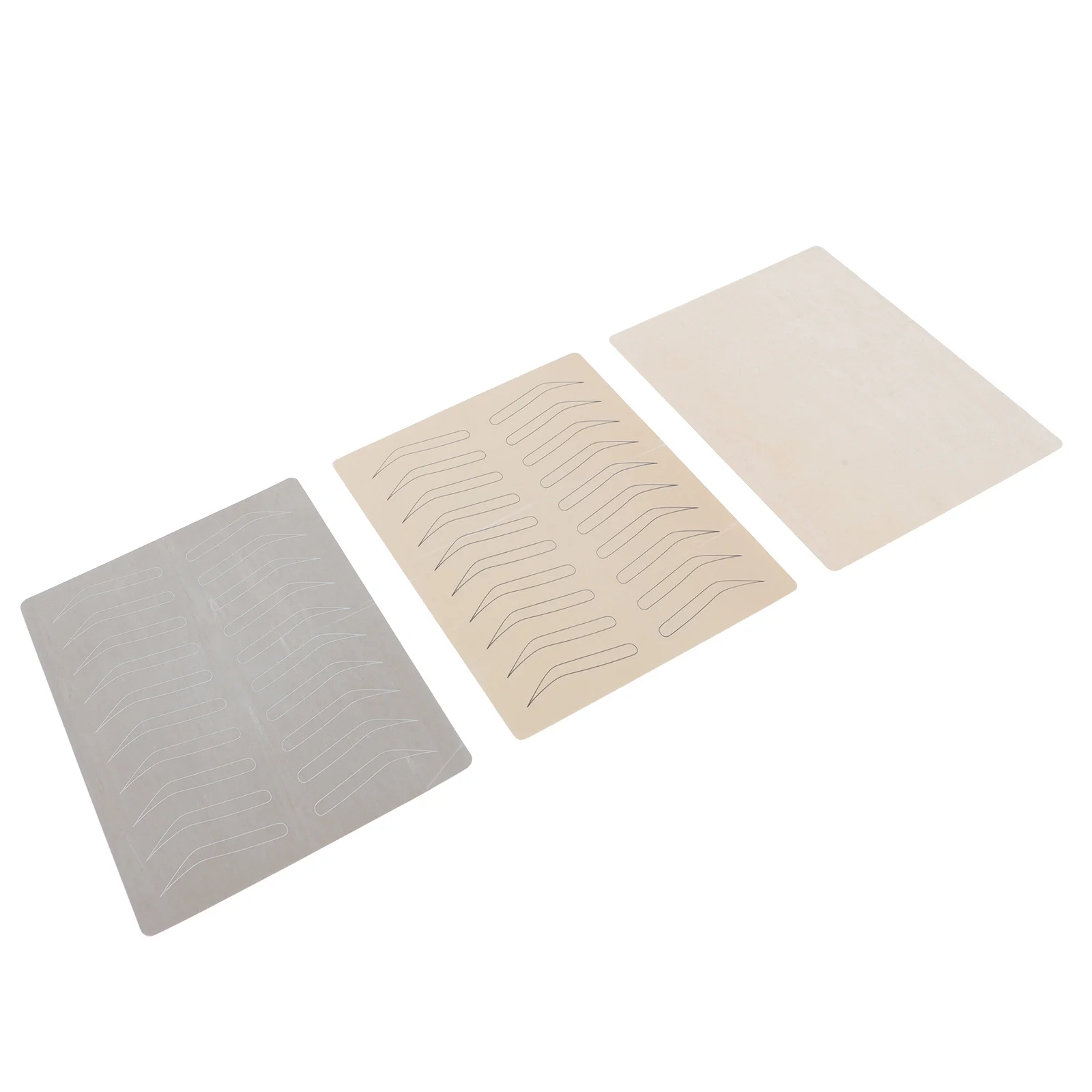 

3Pcs Tattoo Practice Skin Flexible Silicone Imitation Skin for Beginners Tattoo Machine Kits Tattooing Supplies