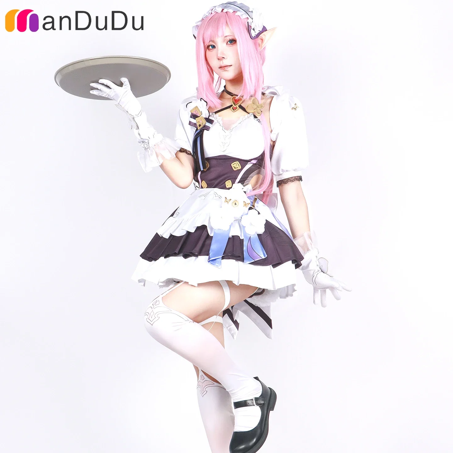 Gioco Honkai Impact 3rd Elysia Cosplay Costume gioco di ruolo Comic Con Dress Hallowmas Party parrucche animazione Prop