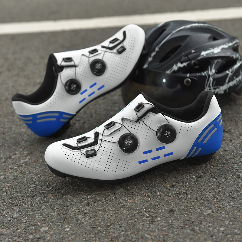 

Bicycle professional cycling shoes four seasons unisex anti slip wear-resistant comfortable breathable large size riding shoes