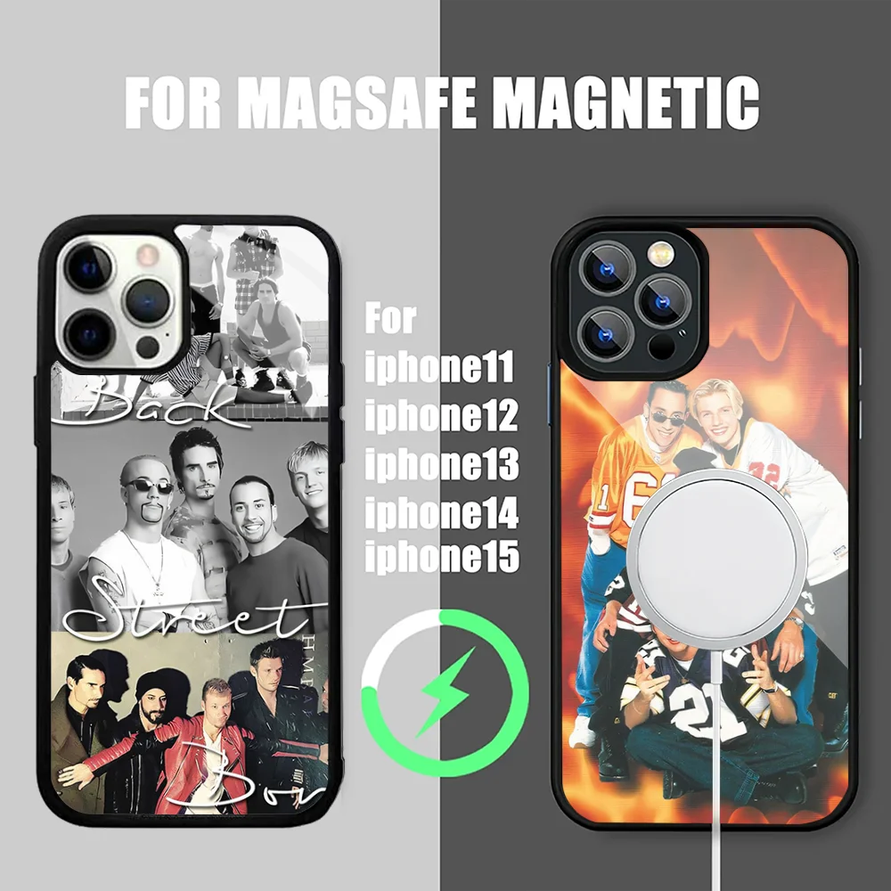 Backstreet Boys Band BSB Phone Case For IPhone 15 14 13 Pro Max 11 12 Mini Alex Mirror For Magsafe Wireless Charging Cover