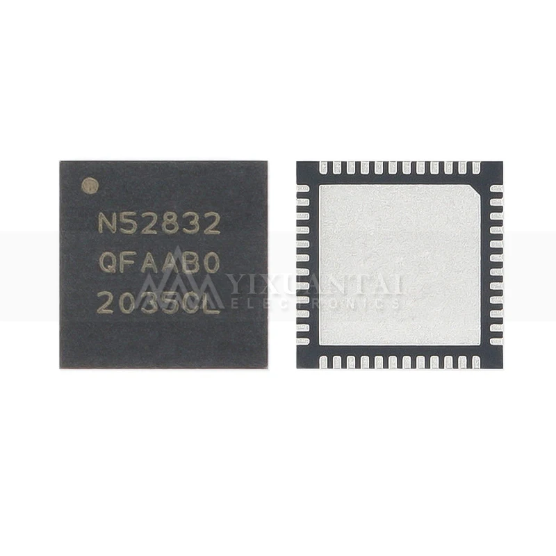 10PCS/LOT NEW Original NRF52832-QFAA-R Marking: N52832 QFN-48  NRF52832 QFAA R  QFN48