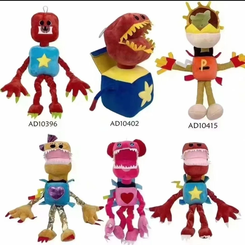 

25/31cm Boxy Boo Plush Toys Cute Soft Stuffed Peripheral Red Robot Dolls For Kid Birthday Christmas Gift