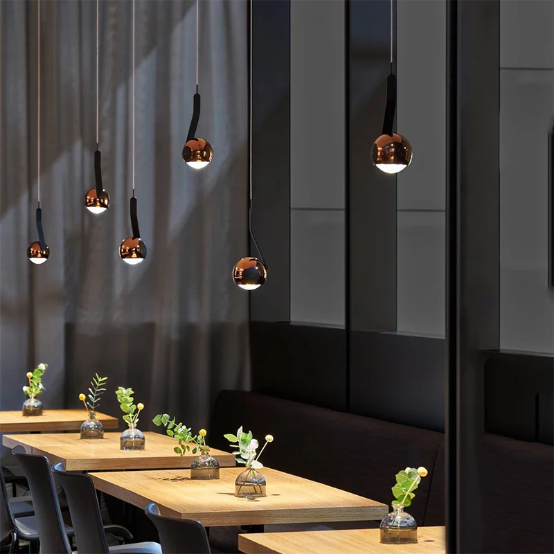 Lampada a sospensione regolabile minimalista tedesca per comodino, sala da pranzo, bar, studio, villa