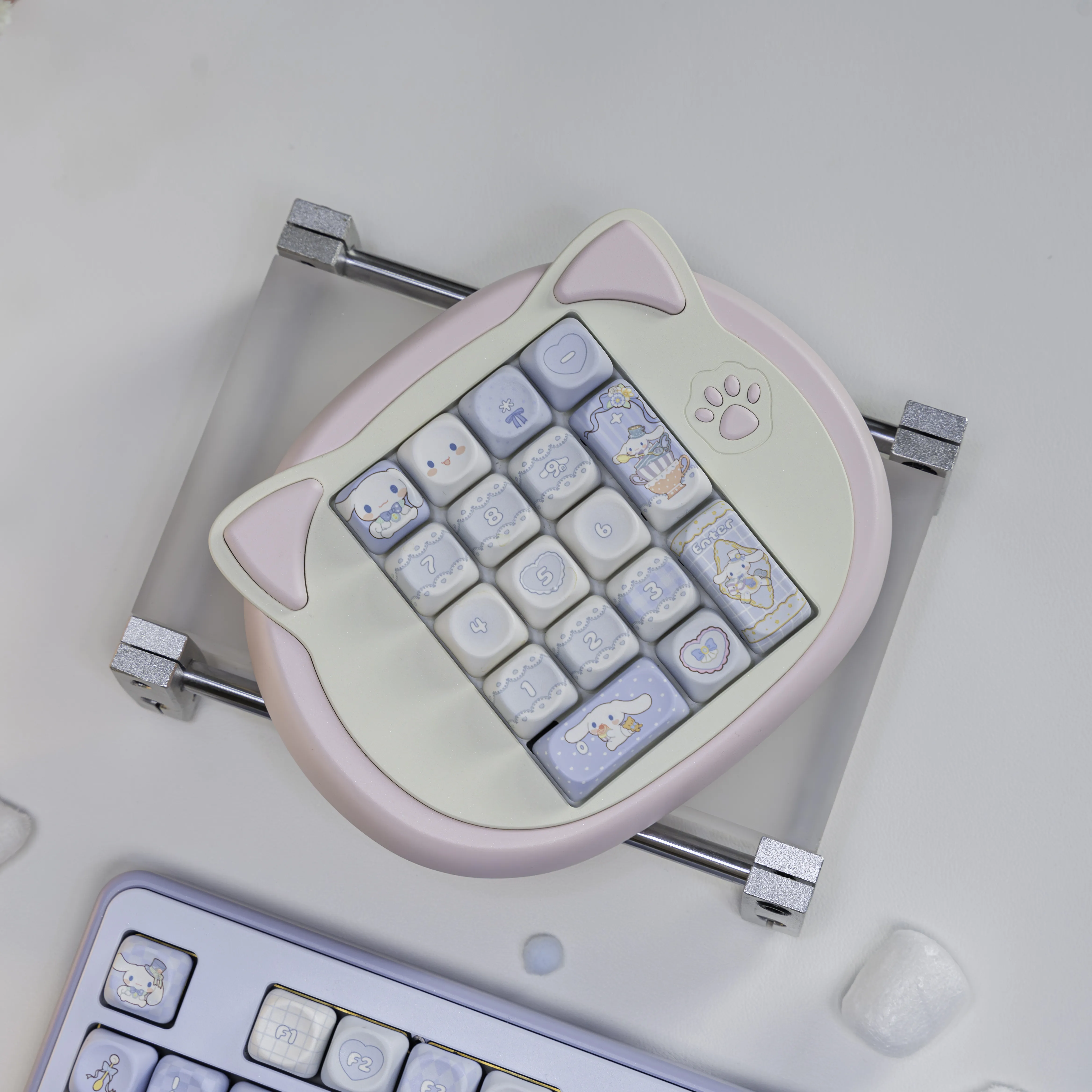 

Cute MOA highly sublimated 68/87/99 mechanical keyboard keycaps