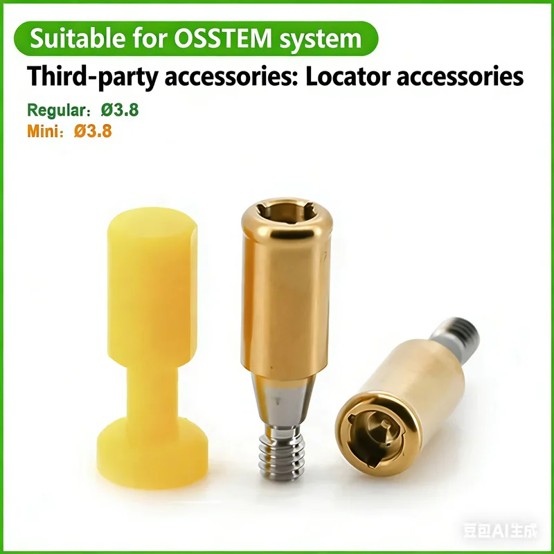 OSSTEM LOCATOR Abutment Female Caps Ball Type Replacement Pick Up Driver Kit Implant Prosthesis Lab Components