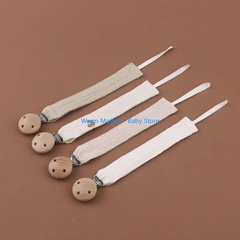 

Dummy Holder Beech Teething Leash Strap Nipple Holder for Infant Feeding 57QE