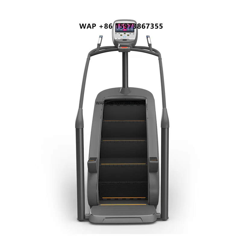 Black Exercise Stepper Fitness Equipment Elliptical Exercise Stepper