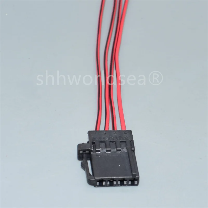 Shhworldsea 4Pin Female Black Connector harness plug  With Terminals 4733242 For WV Car