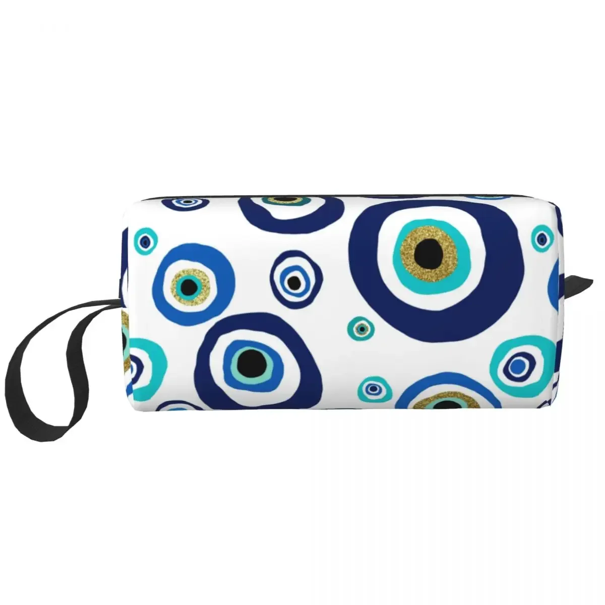 

Evil Eye Talisman Makeup Bag Pouch Cosmetic Bag for Men Women Nazar Amulet Lucky Charm Toiletry Bags Accessories Organizer