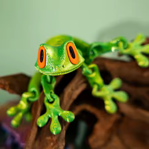 Creative and Funny Lifelike 3D Frog Variable Design Refrigerator Magnets Cute Refrigerator Magnets Whiteboard Sticker Decorative