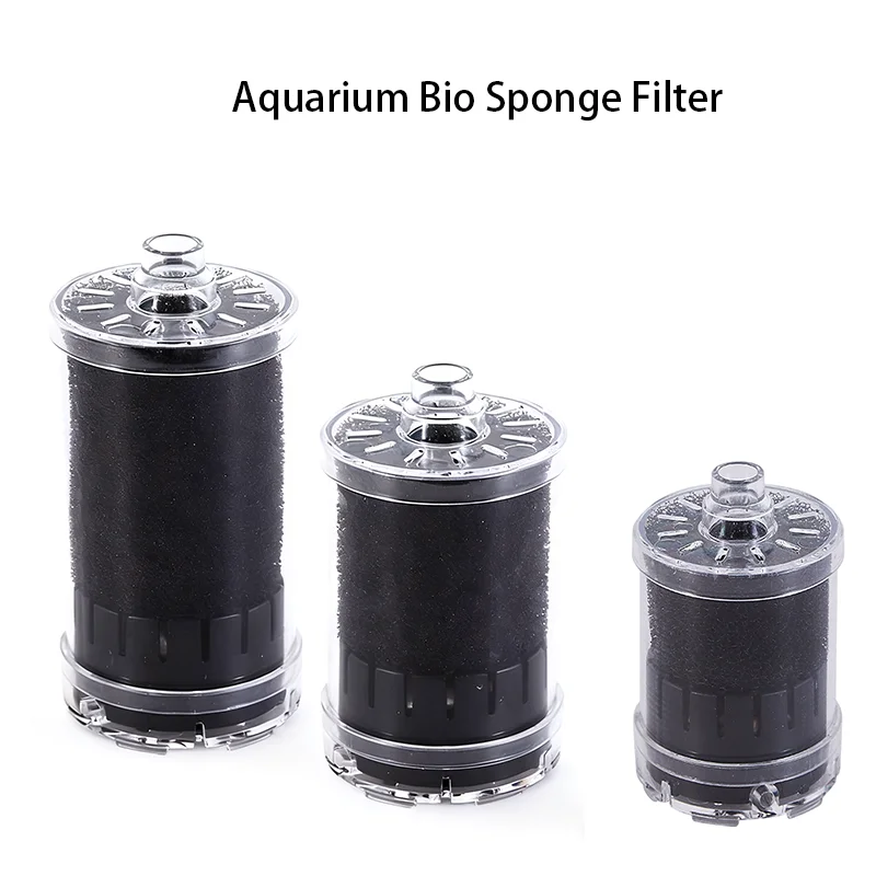 New Bio Sponge Filter for Aquarium Fish Tank Shrimp Pond Air Pump Biochemical Filtration Noiseless Foam aquarium accessories view 2