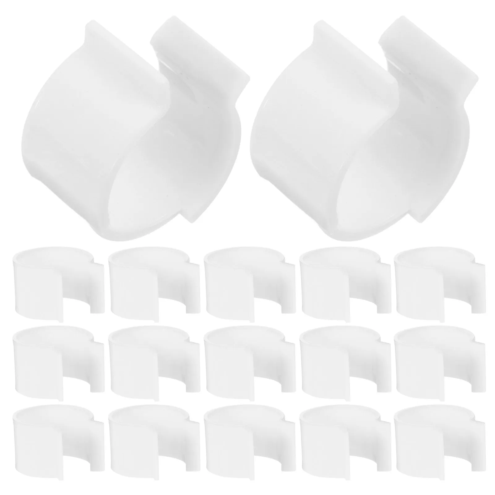 

50Pcs Plastic Pump Lock Clips Leakproof Bottle Buckles for Lotion Shampoo Oil Dispenser Pump Heads Travel Secure