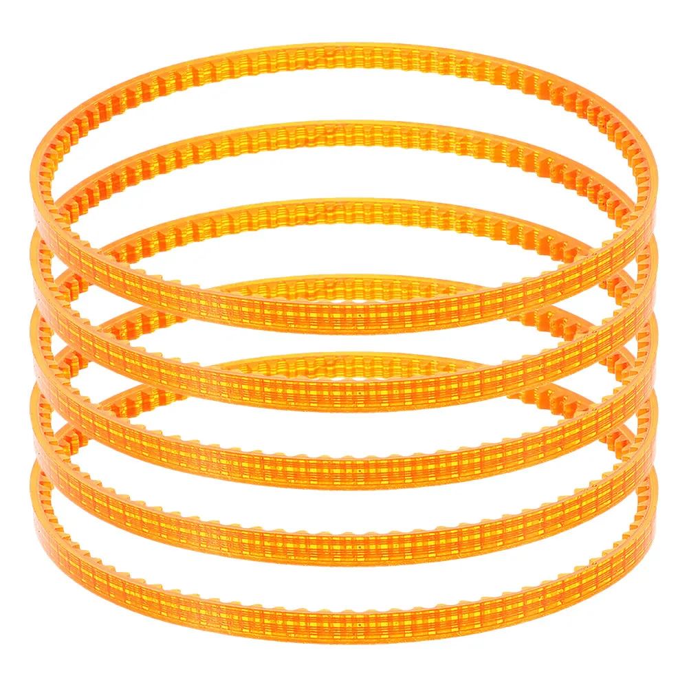 

5Pcs Durable Machine Belts Easy Install Commercial Candy Maker Parts Sturdy Replacement Belt Sturdy Belt