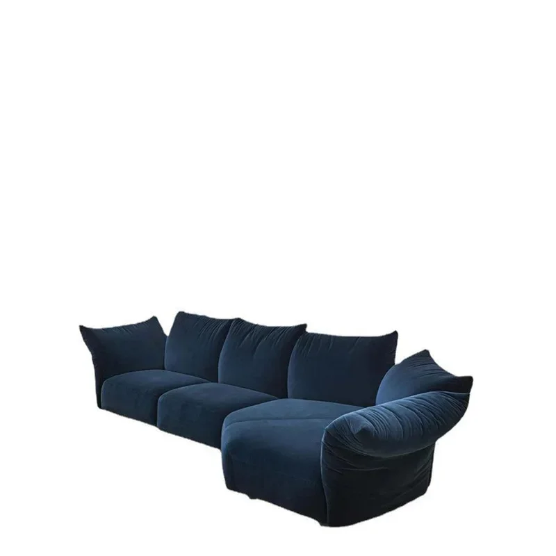 

Internet celebrity petal sofa, living room curved super deep sofa