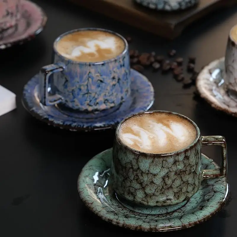 

Набор турецких чашек для чая, фарфоровые роскошные кофейные чашки, керамическая кружка, блюдце, роскошная посуда, европейские японские кружки Tazas Creativas