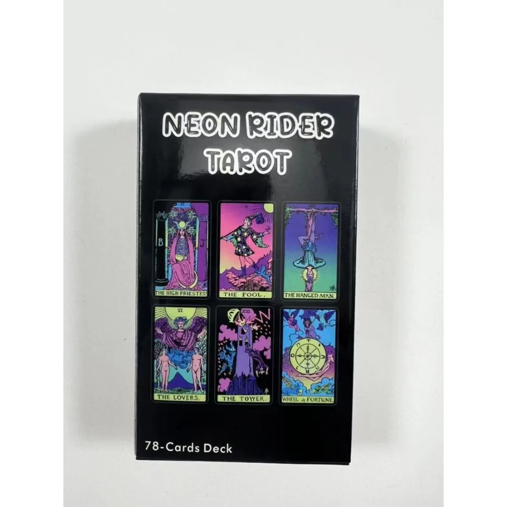 10.3*6cm Neo Rider Tarot Deck 78 Colorful Tarot Cards for Beginners Rider-waite Tarot System Pocket Size