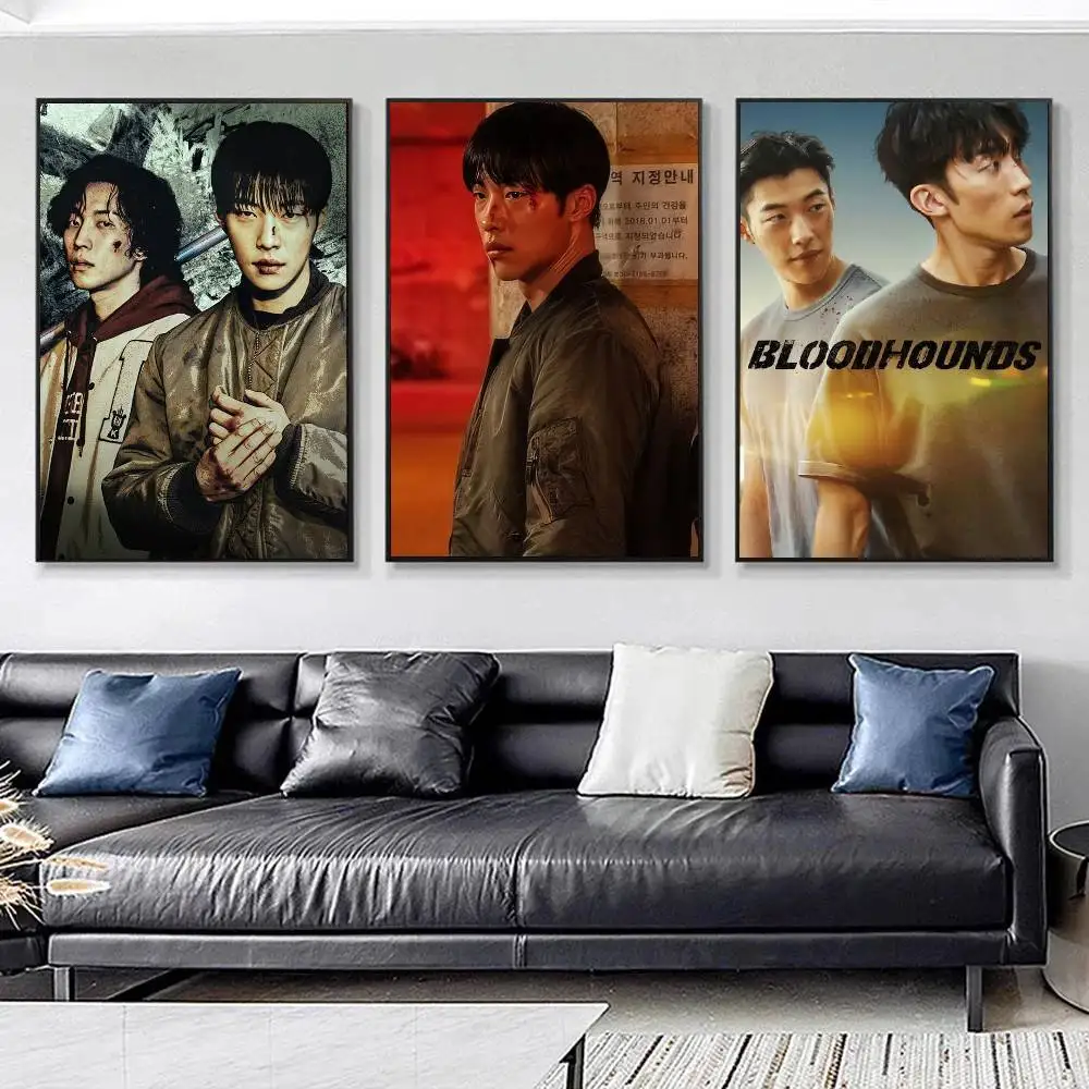 Movie Bloodhounds Posters HD Print Vintage Wall Art Decor for Home Study Room
