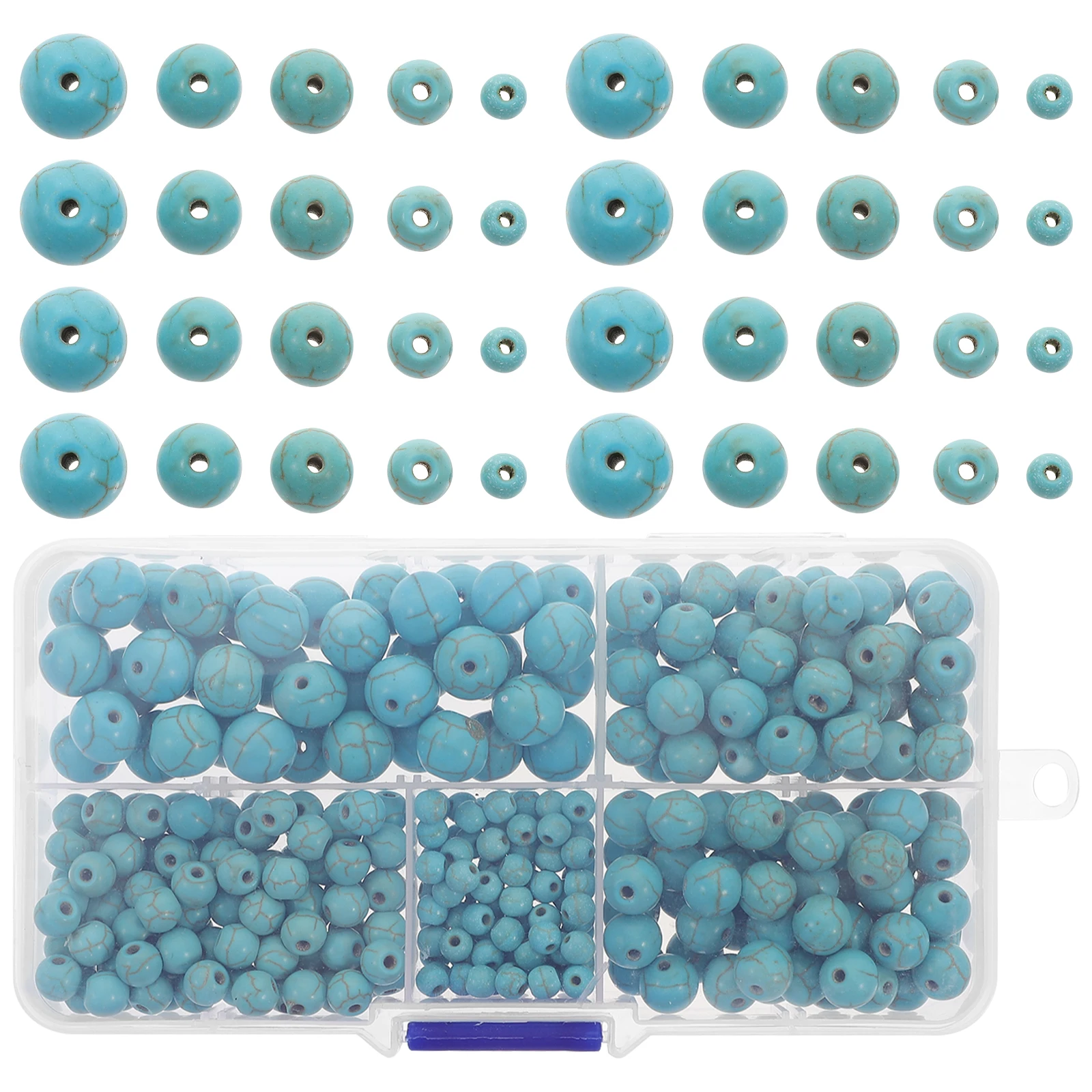

Scattered Bead Material Spacer Beads Stone Gem Round Diy Jewelry Craft for Making