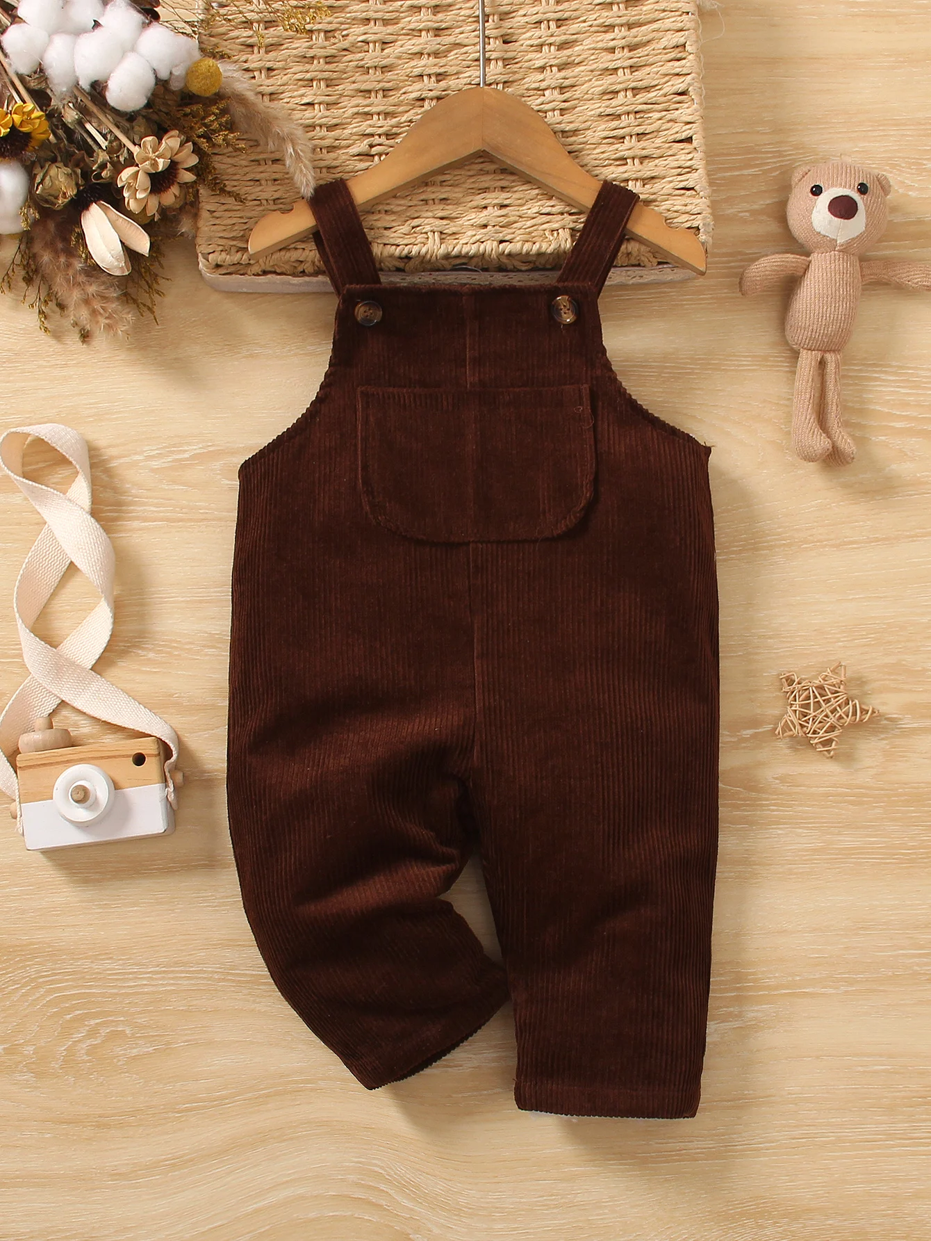 

3029 Korean Style Corduroy Baby Crawling Pants Spring Autumn Casual Overalls Multi-Color Toddler Kids Fashionable Clothing