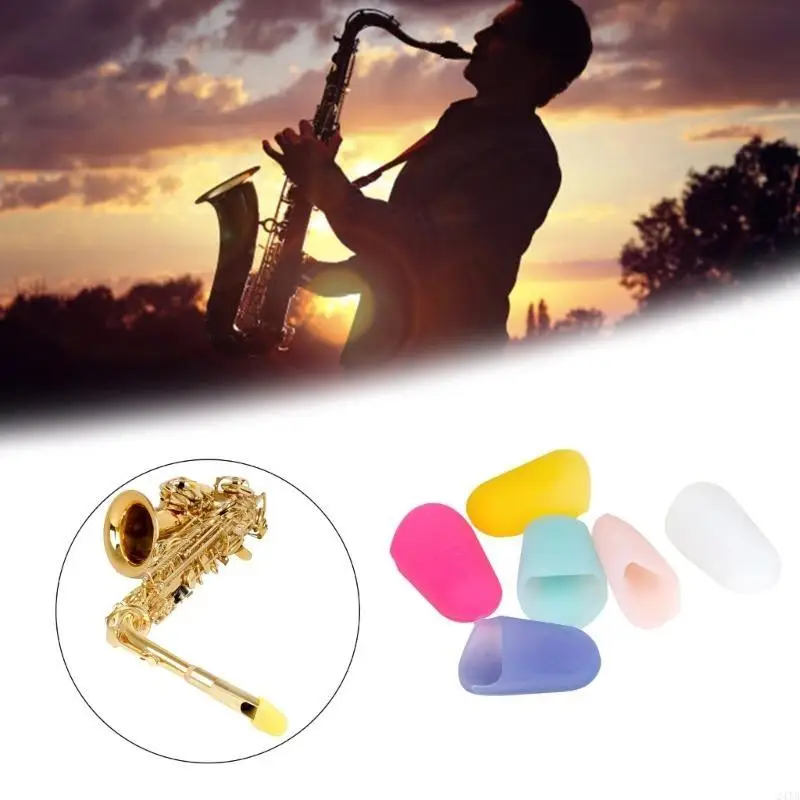 Clarinet Mouthpiece Protective Caps Durable Sax Mouthpiece Protectors Soft Silicone Mouthpiece Caps Woodwind Musical Parts 