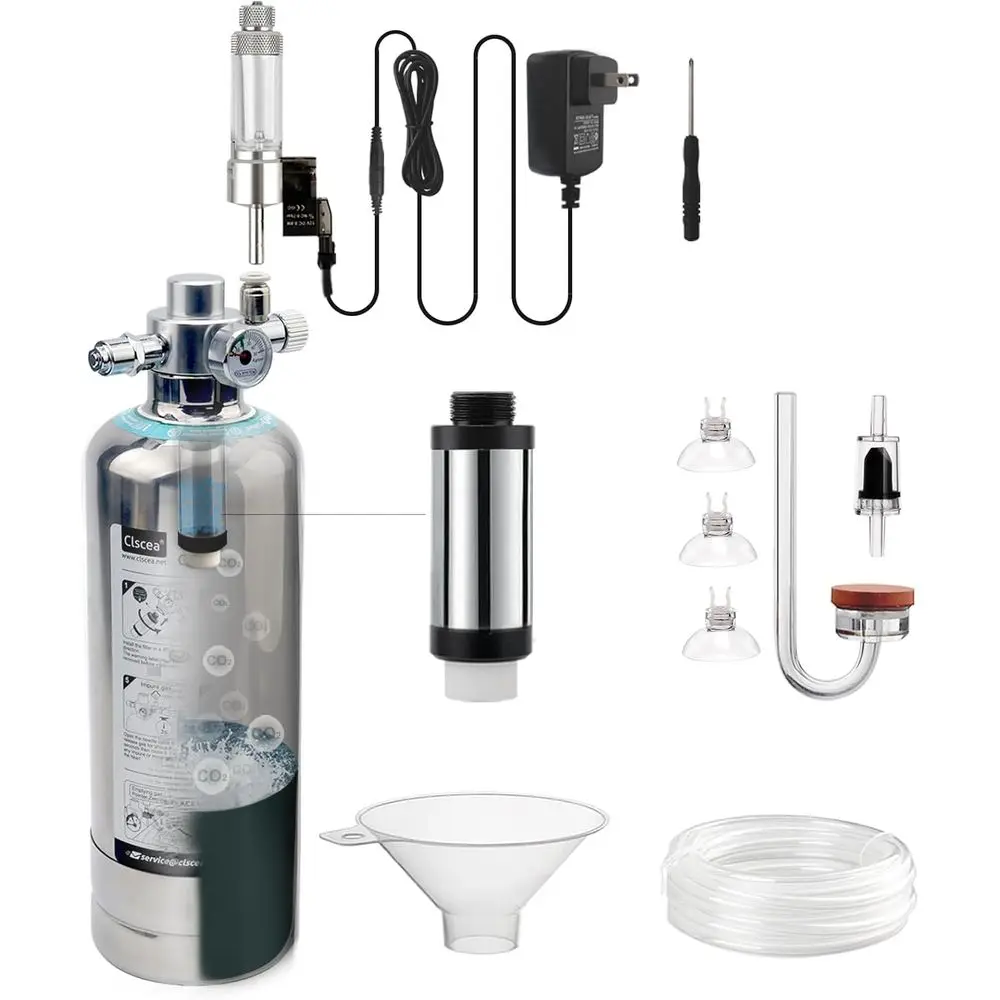 

Aquarium CO2 Generator with Solenoid Valve for Aquarium Plants 1L G600mini