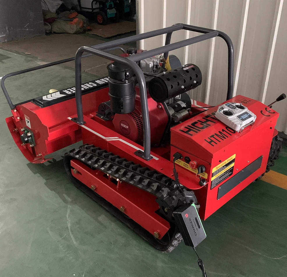 

Новая модель 2025 года: Мощная дизельная газонокосилка-измельчитель на гусеничном ходу с дистанционным управлением, ширина захвата 800/1000/1200 мм