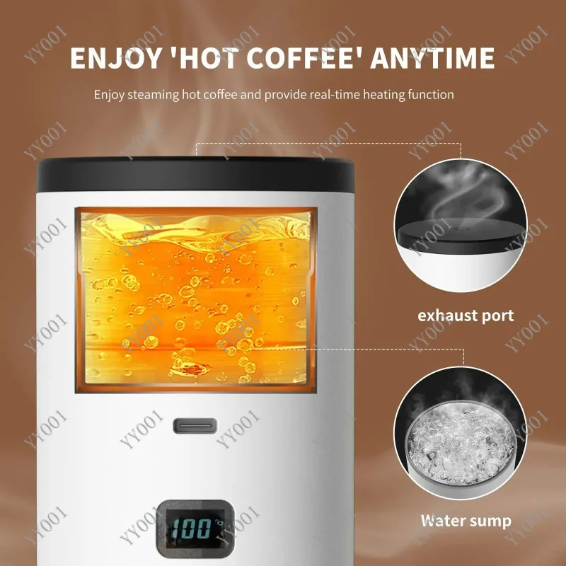 Mini Electric Coffee Maker 20Bar Wireless Portable Espresso Machine for Home Office Outdoor - view 3