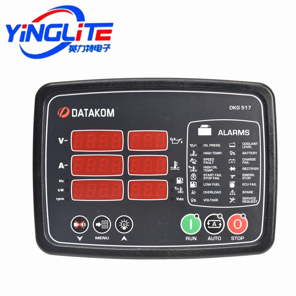 Painel Controlador do Módulo Genconjunto D300 Mk2 D300 Mk3 Datakom Dkg517 Dkg307 D200-mpu Dkg517-mpu Dkg307-mpu