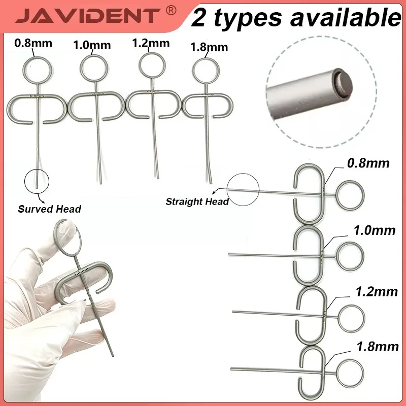 1Pcs Dental Implant Instrument Bone Powder Dispenser Stainless Steel Filling Instrument Oral Instrument Materials Straight Elbow