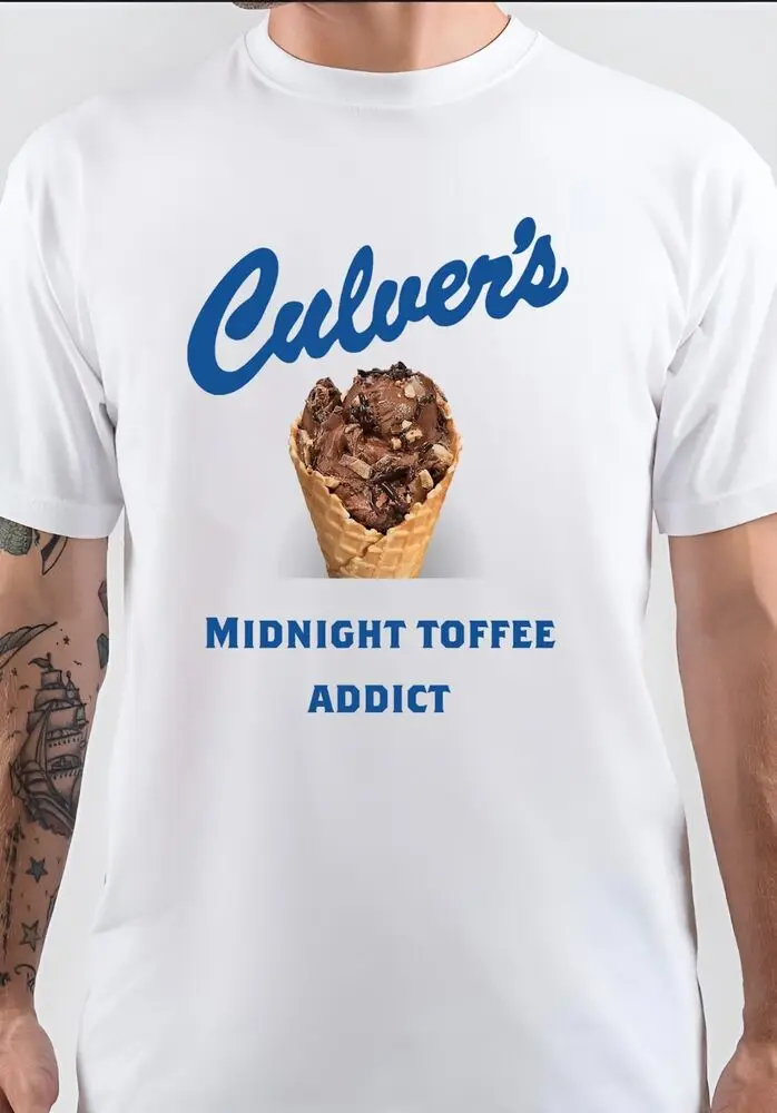 Culver's Midnight Toffee Addict For Men Clothing Women Short Sleeve Tees Unisex Summer